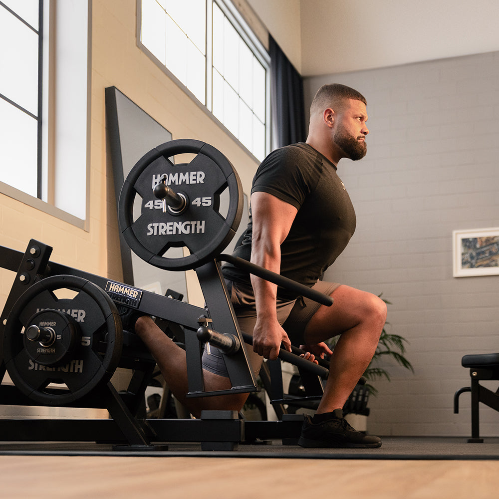 Hammer Strength Urethane Round Olympic Plates | Life Fitness Shop