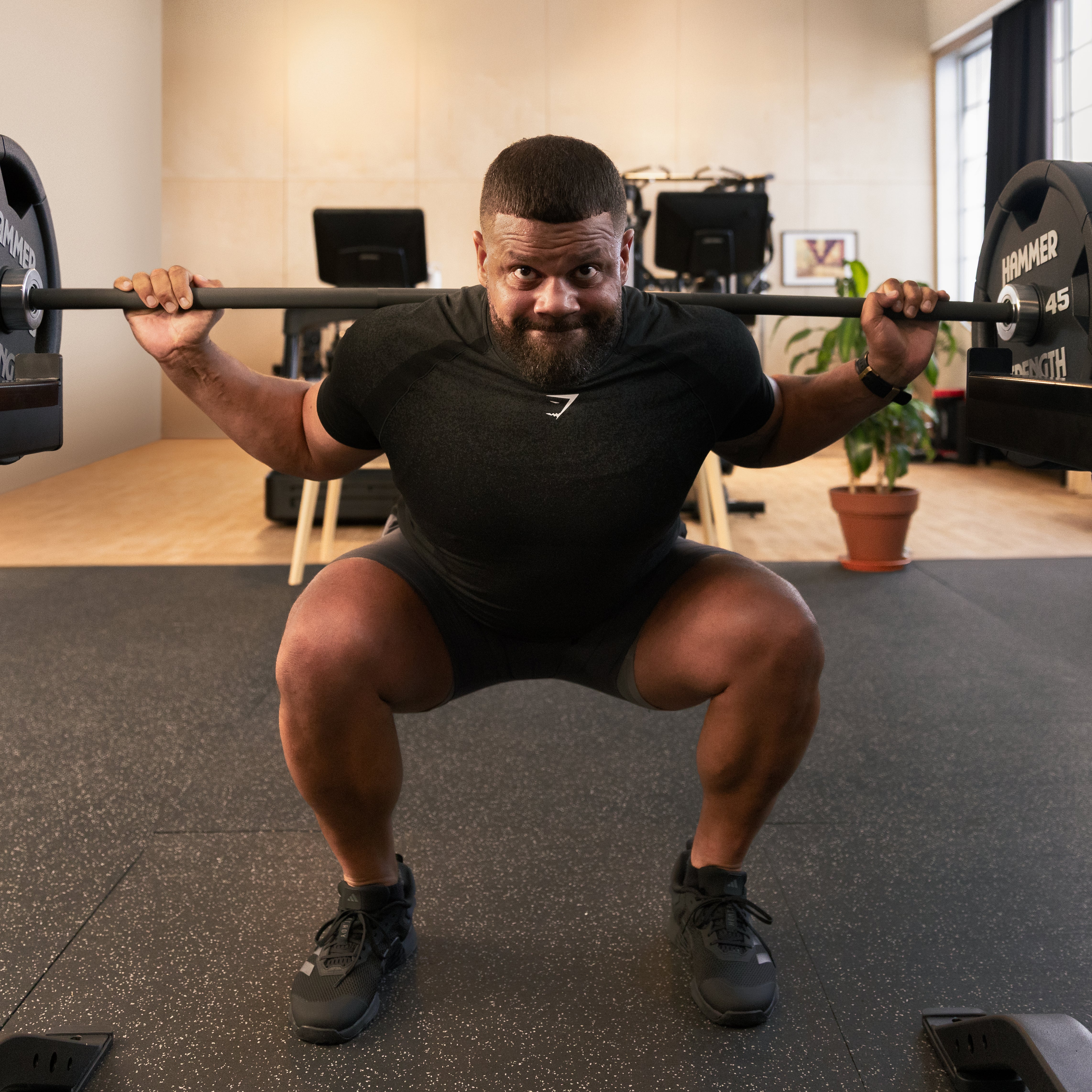 Hammer Strength Curl Bars