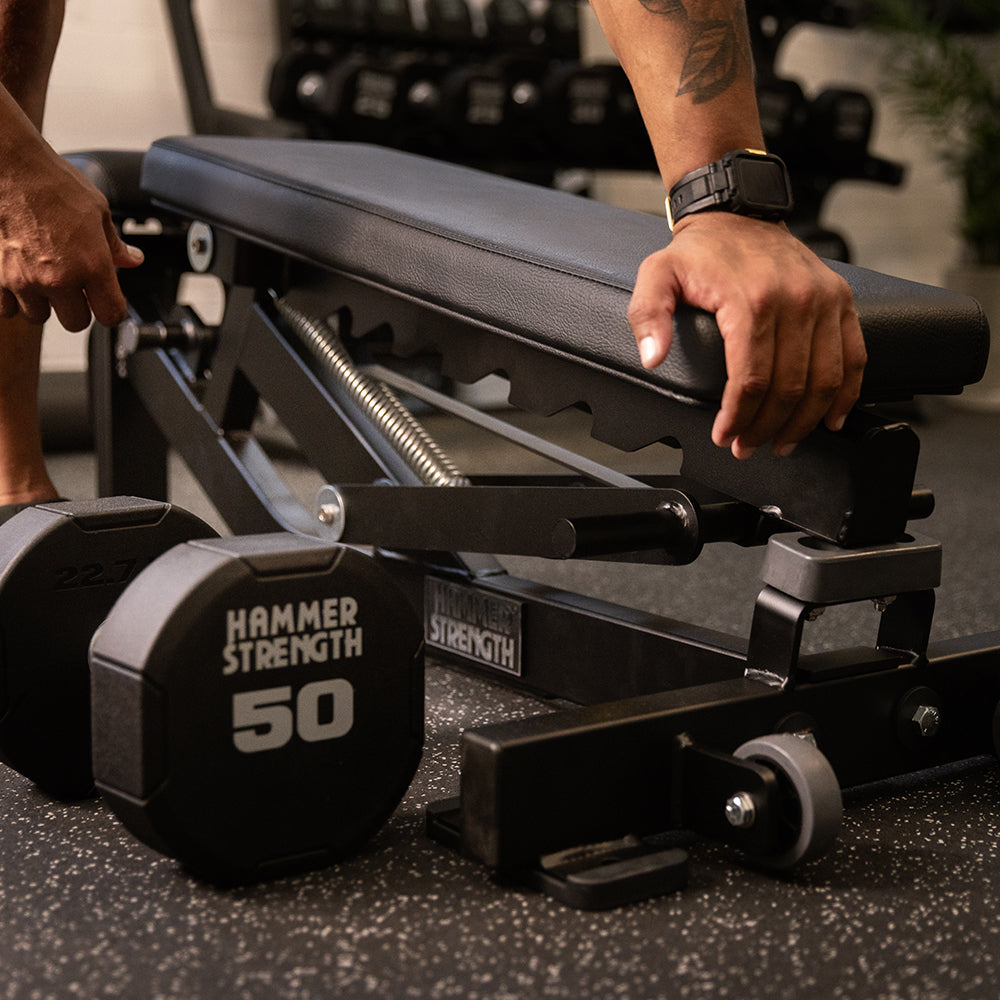 Hammer Strength 4-Sided Urethane Dumbbells