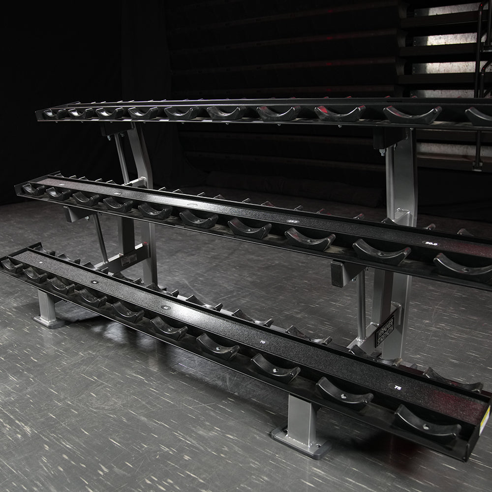 Hammer Strength Three Tier Dumbbell Rack