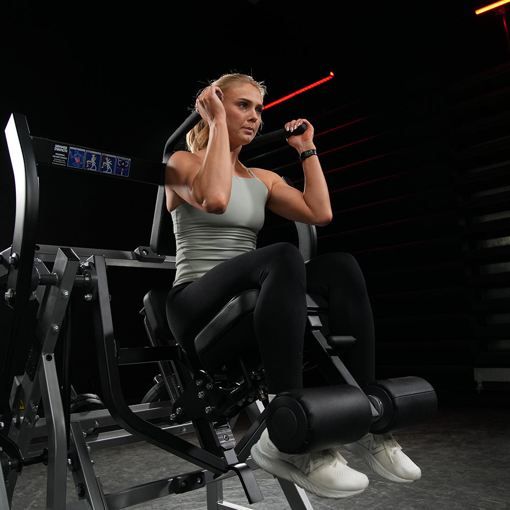 Hammer Strength Plate-Loaded Abdominal Oblique Crunch