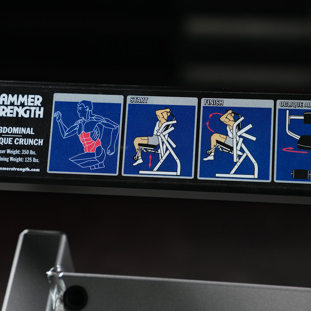 Hammer Strength Plate-Loaded Abdominal Oblique Crunch