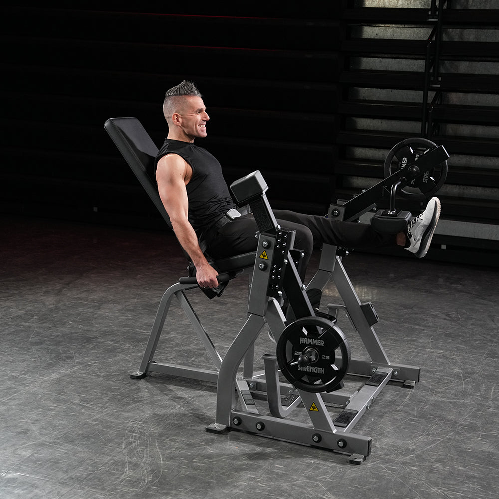 Hammer Strength Plate-Loaded Iso-Lateral Leg Extension | Life