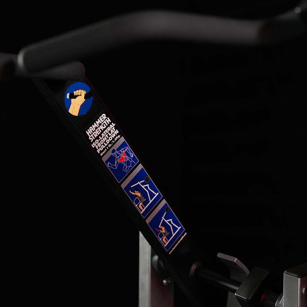Hammer Strength Plate-Loaded Iso-Lateral Front Lat Pulldown