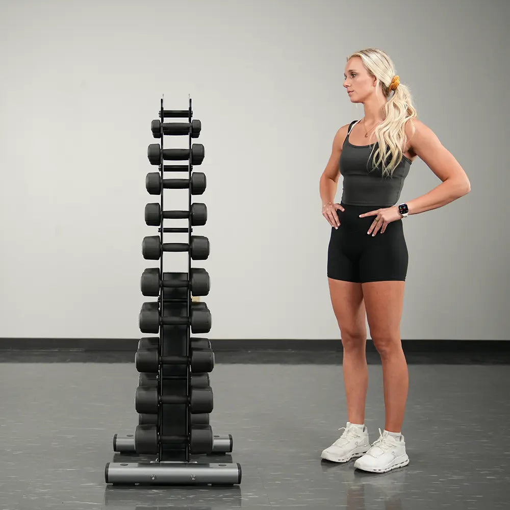Life Fitness Vertical Dumbbell Rack - 10 Pair