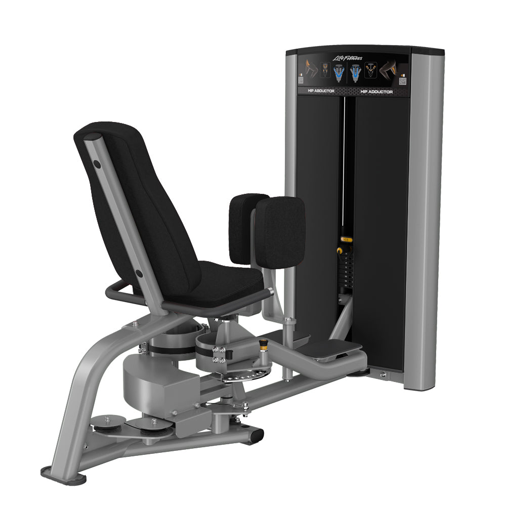 Axiom Series Hip Abductor / Adductor - platinum frame, black upholstery