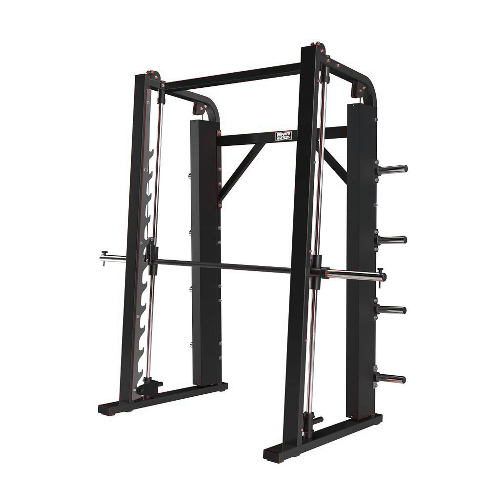 Hammer Strength Plate-Loaded Vertical Smith Machine Life Fitness