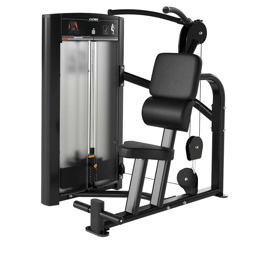 Cybex Ion Abdominal Crunch - Charcoal frame, black upholstery