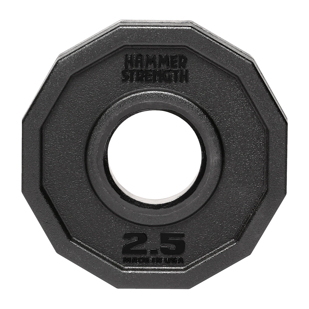 Hammer Strength Urethane 12-Sided Olympic Plates Life Fitness Shop