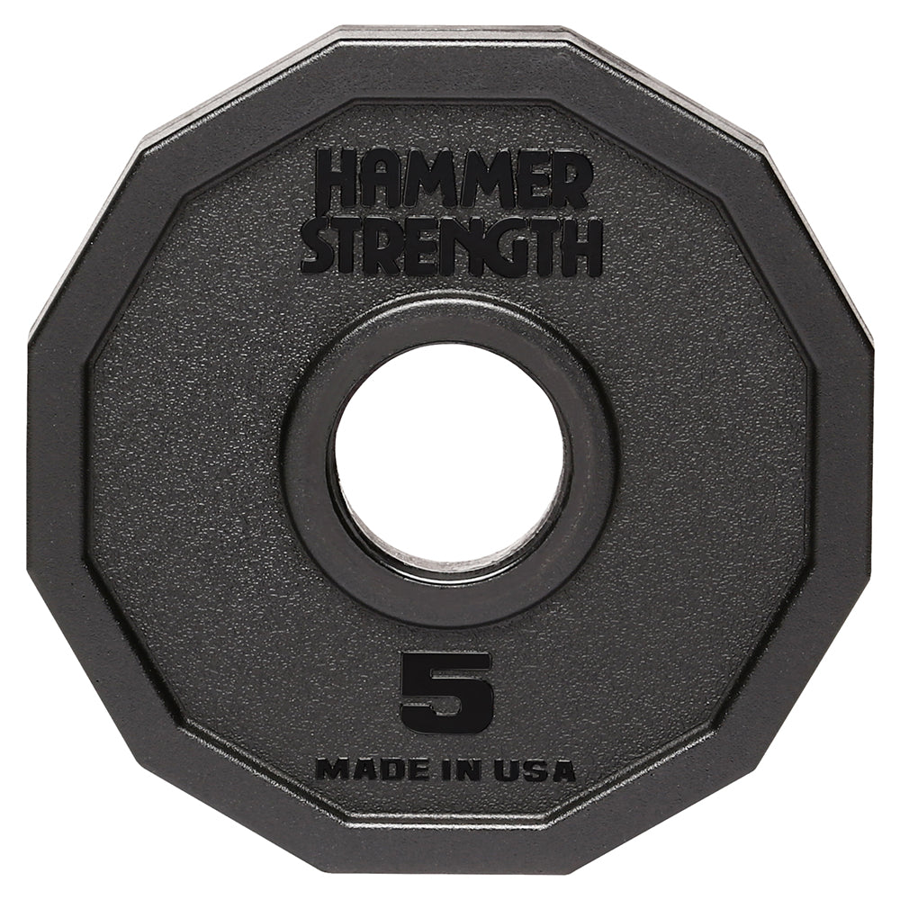Hammer Strength Urethane 12-Sided Olympic Plates- 5 lbs