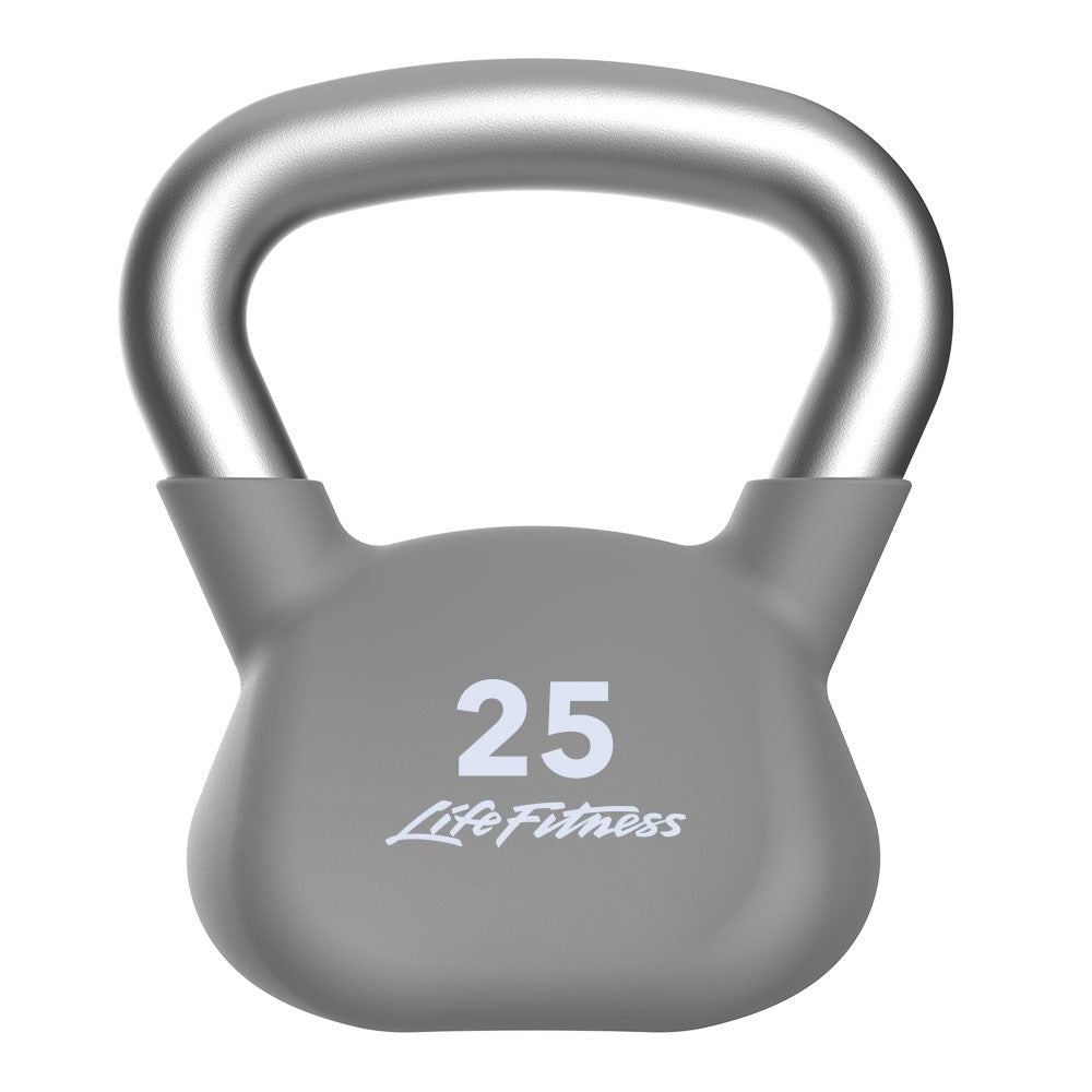 Life Fitness Studio Kettlebells - 25 lbs, gray
