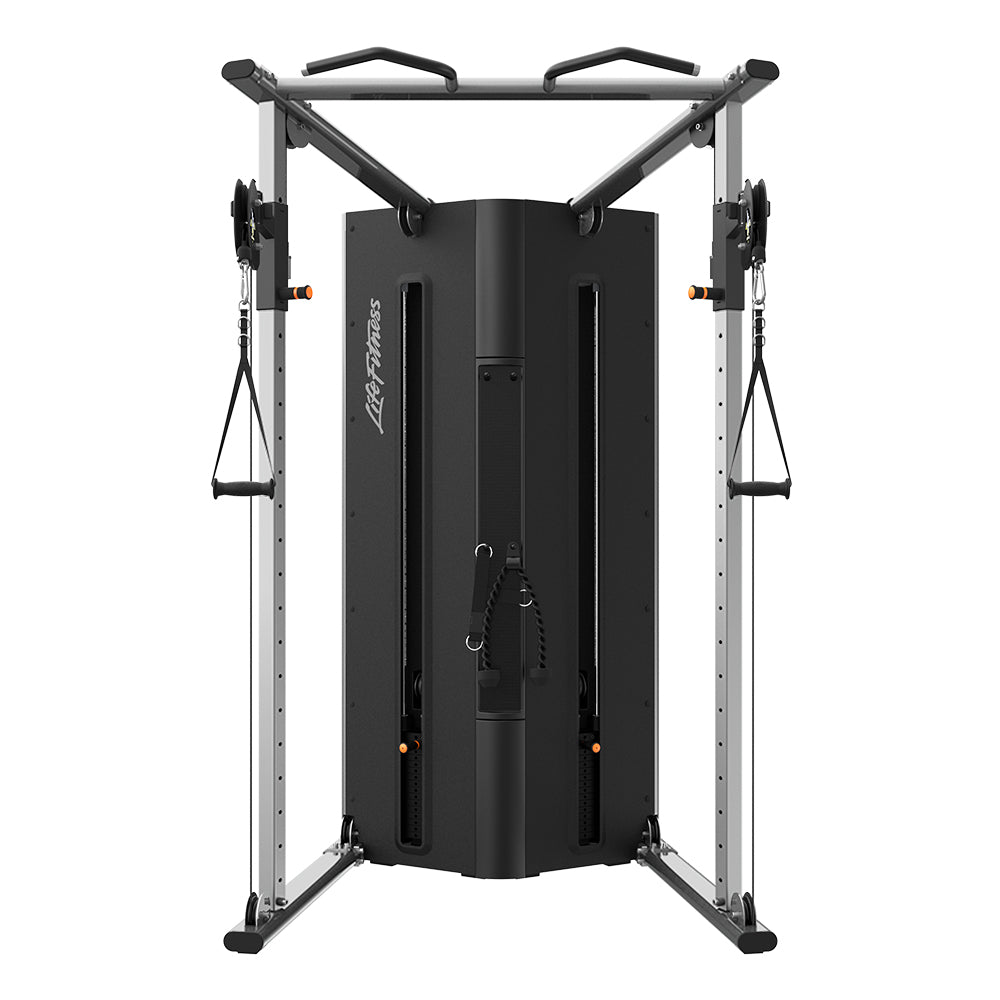 Axiom Dual Adjustable Pulley - Platinum frame, front view