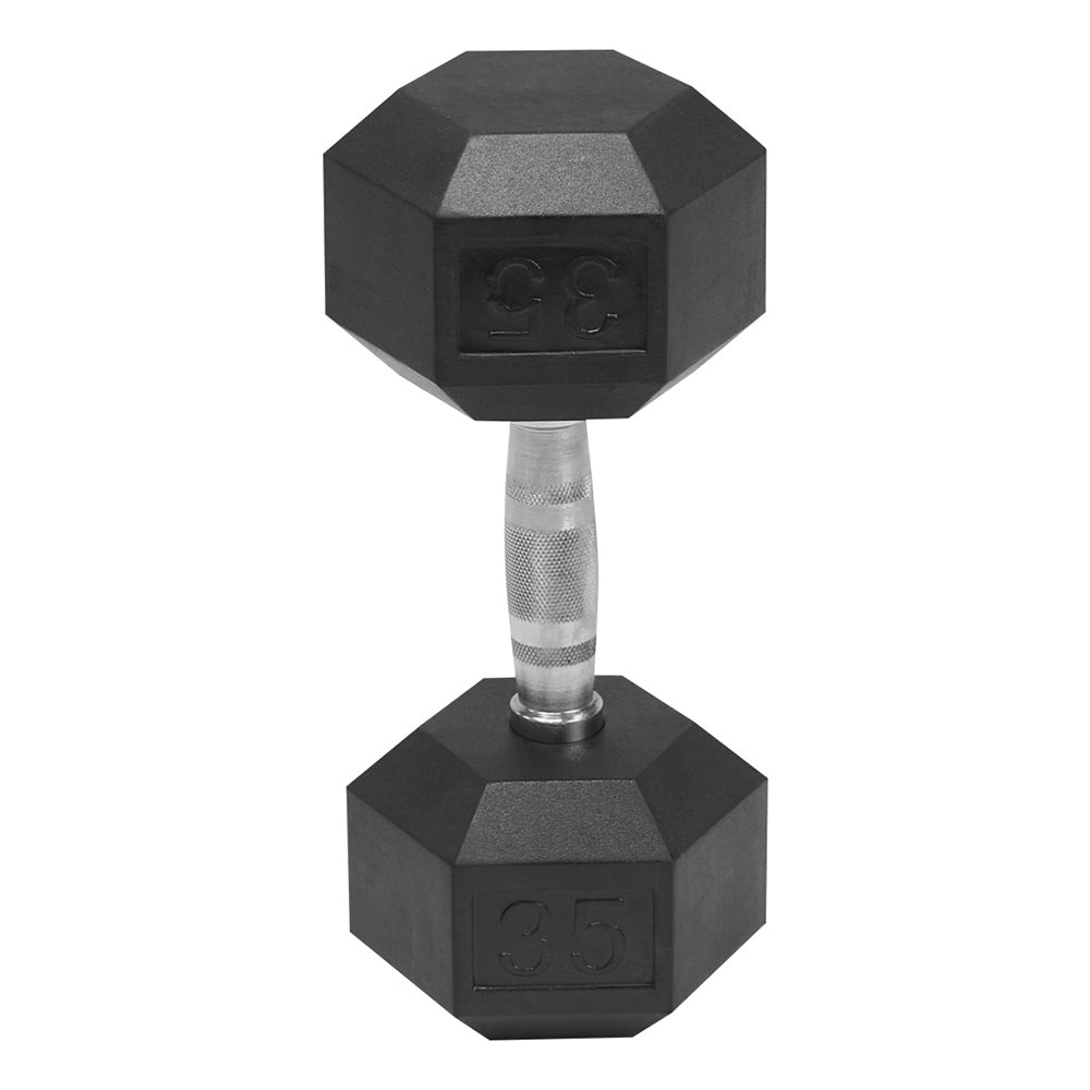 Rubber HEX Dumbbells Life Fitness Shop