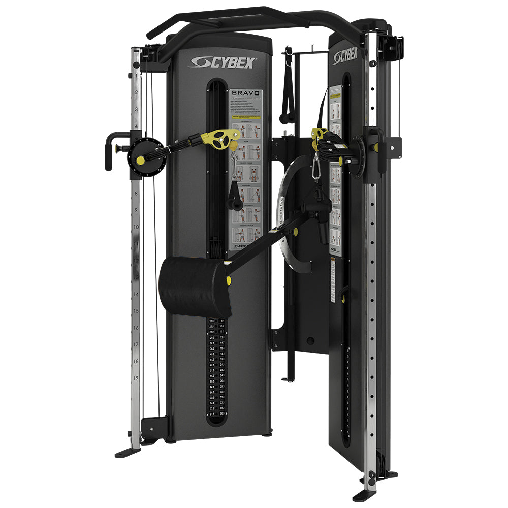 Cybex Bravo Functional Trainer (compact) - Charcoal frame, Titanium Guards, Black upholstery