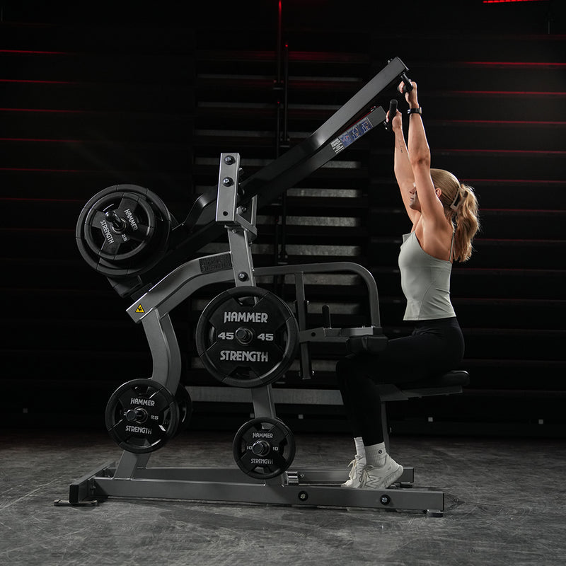 Hammer Strength Plate-Loaded Iso-Lateral Wide Pulldown | Life Fitness Shop