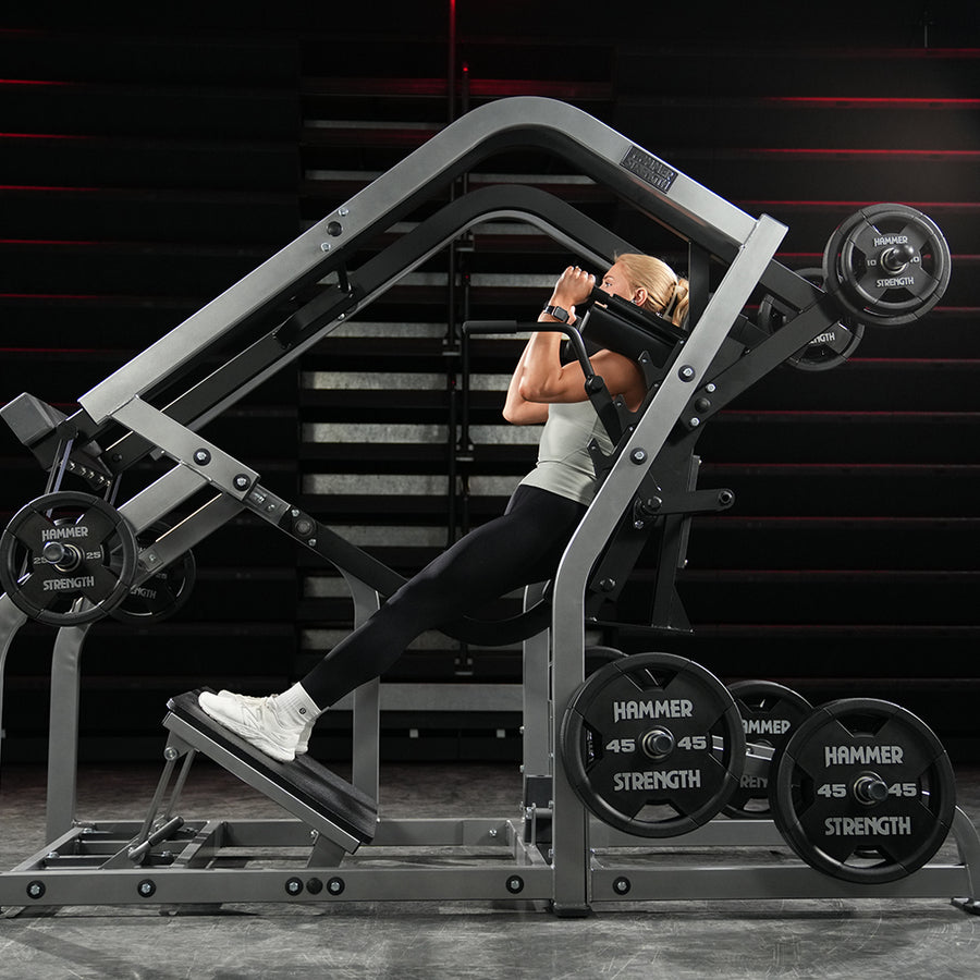 Small Pendulum Squat Racks Hammer Strength Plate Loaded Pendulum-X Squat | Life Fitness Shop