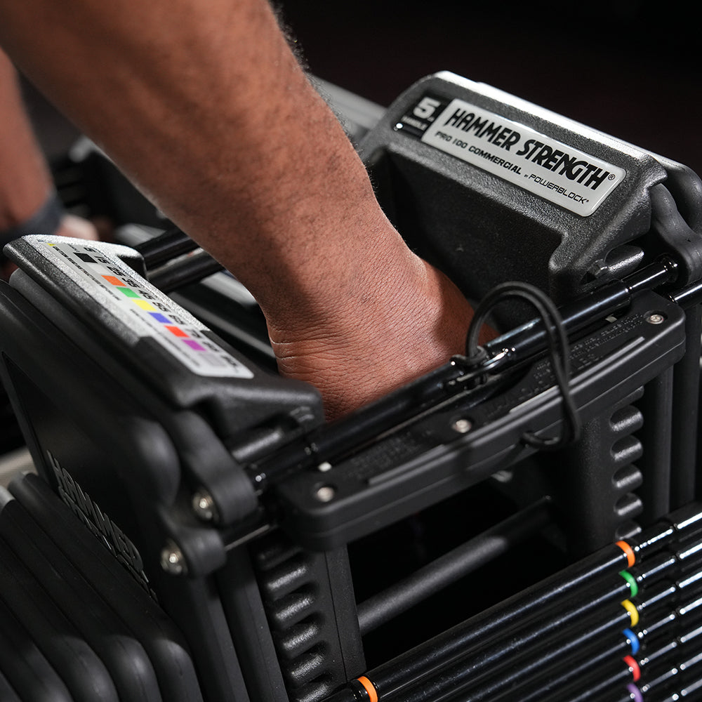 Hammer Strength Commercial PRO 100 Adjustable Dumbbells