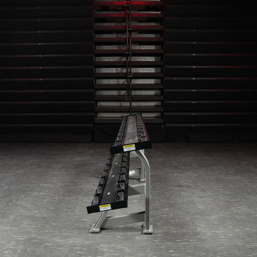 Hammer Strength Two Tier Dumbbell Rack | Life Fitness Shop