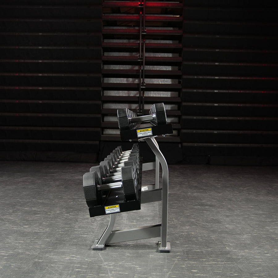 Hammer Racl Storage Rack Hammer Strength Two Tier Dumbbell Rack | Life Fitness Shop