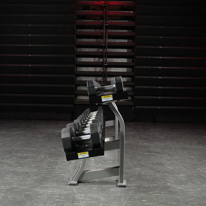 Hammer Strength Two Tier Dumbbell Rack | Life Fitness Shop