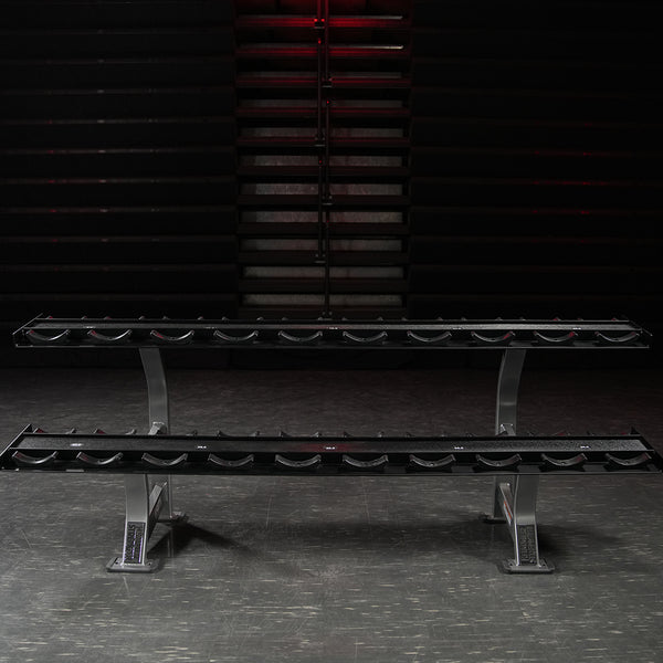 Hammer Strength Two Tier Dumbbell Rack | Life Fitness Shop