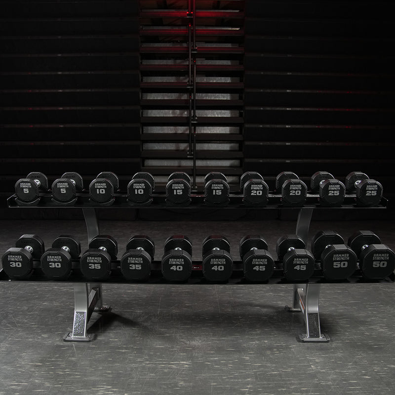 Hamme Rack Hammer Strength Two Tier Dumbbell Rack | Life Fitness Shop