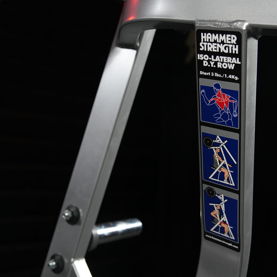 Hammer Strength Plate-Loaded Iso-Lateral D.Y. Row | Life Fitness Shop