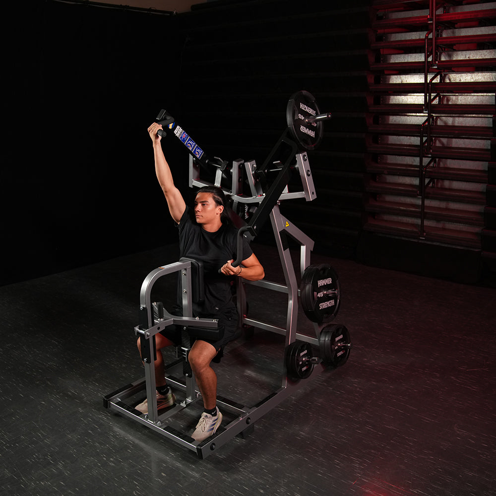 Hammer Strength Plate-Loaded Iso-Lateral Front Lat Pulldown | Life