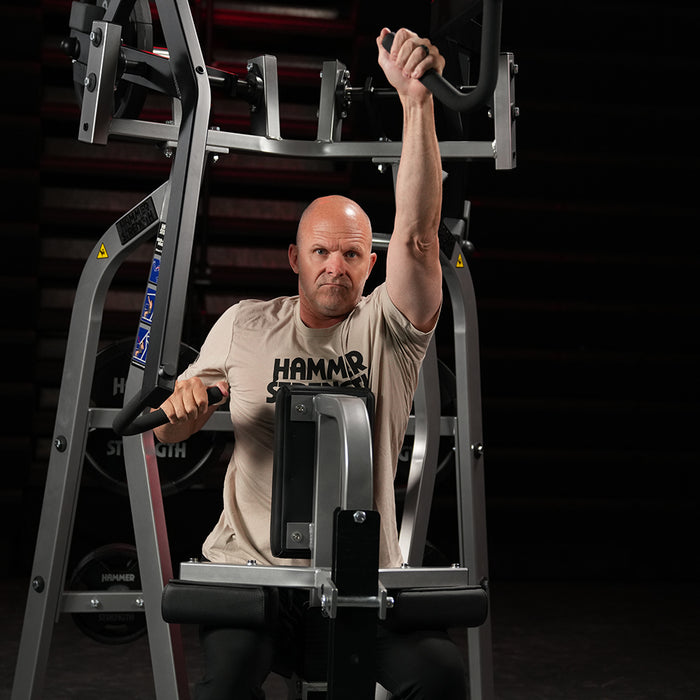 Hammer Strength Plate Loaded Iso-Lateral High Row | Life Fitness Shop