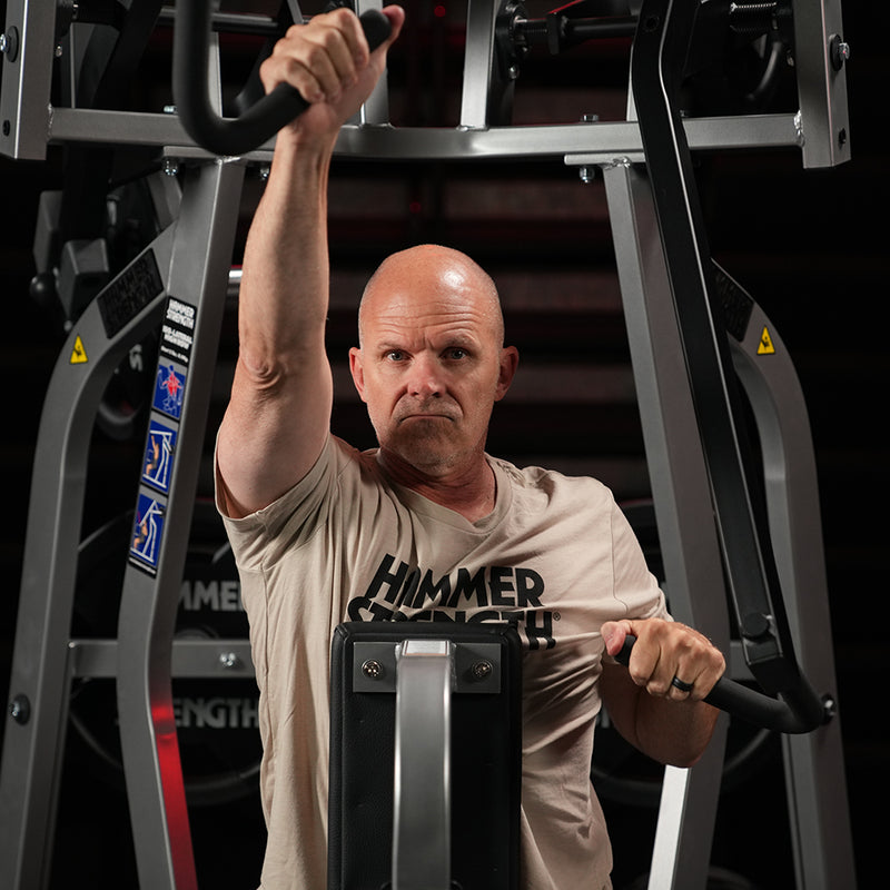 Hammer Strength Plate Loaded Iso-Lateral High Row | Life Fitness Shop