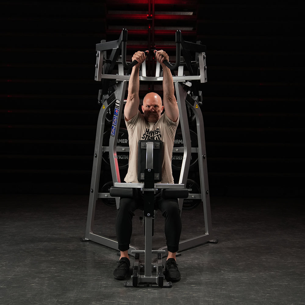 Hammer Strength Plate Loaded Iso-Lateral High Row | Life Fitness Shop