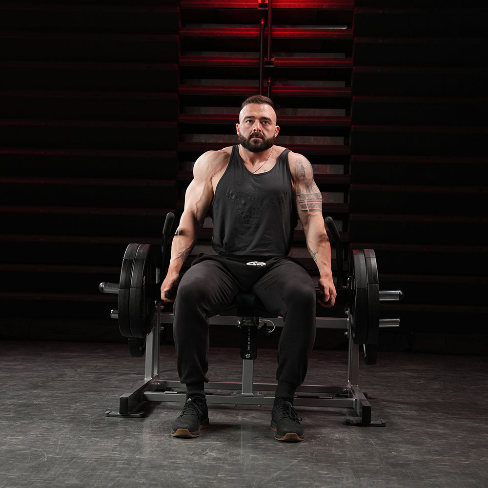 Hammer Strength Plate-Loaded Seated/Standing Shrug