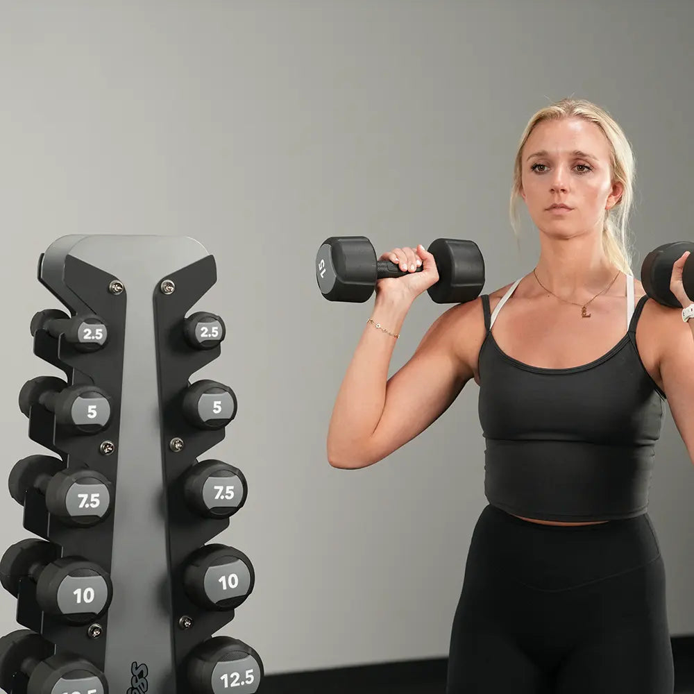 Life Fitness Vertical Dumbbell Rack - 10 Pair