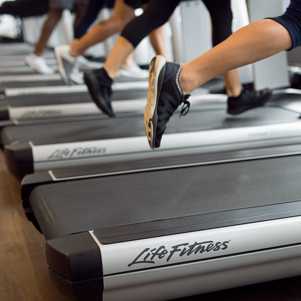 Life Fitness Deck on treadmill