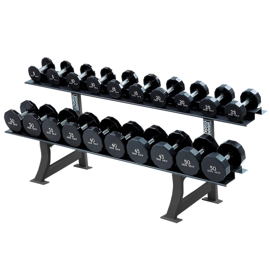 Hammer Strength Two Tier Dumbbell Rack | Life Fitness Shop