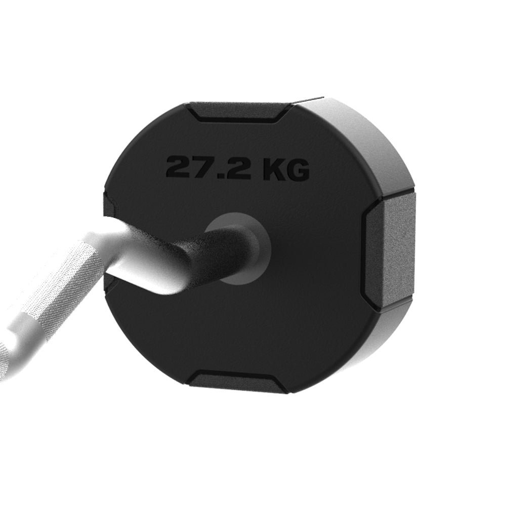 Hammer Strength 4-Sided Urethane Fixed Barbells
