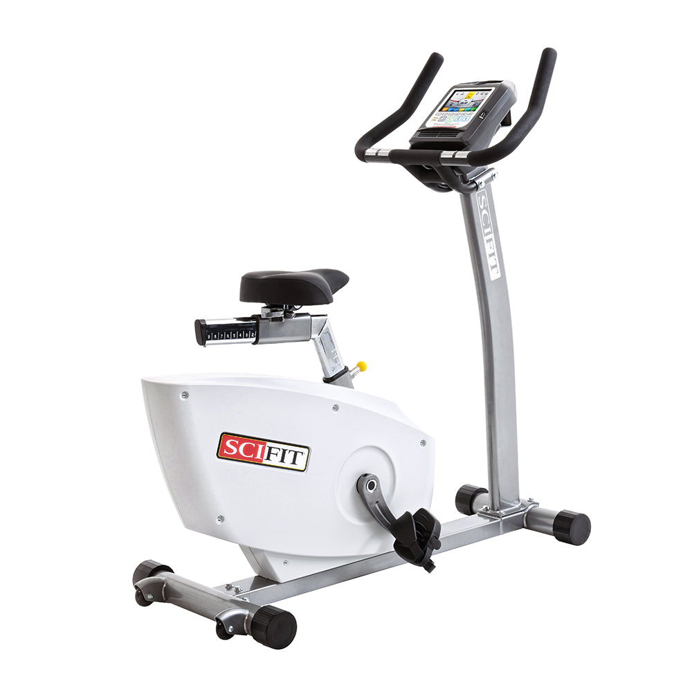 SciFit ISO7000 Upright Bike - Charcoal and Cool Gray