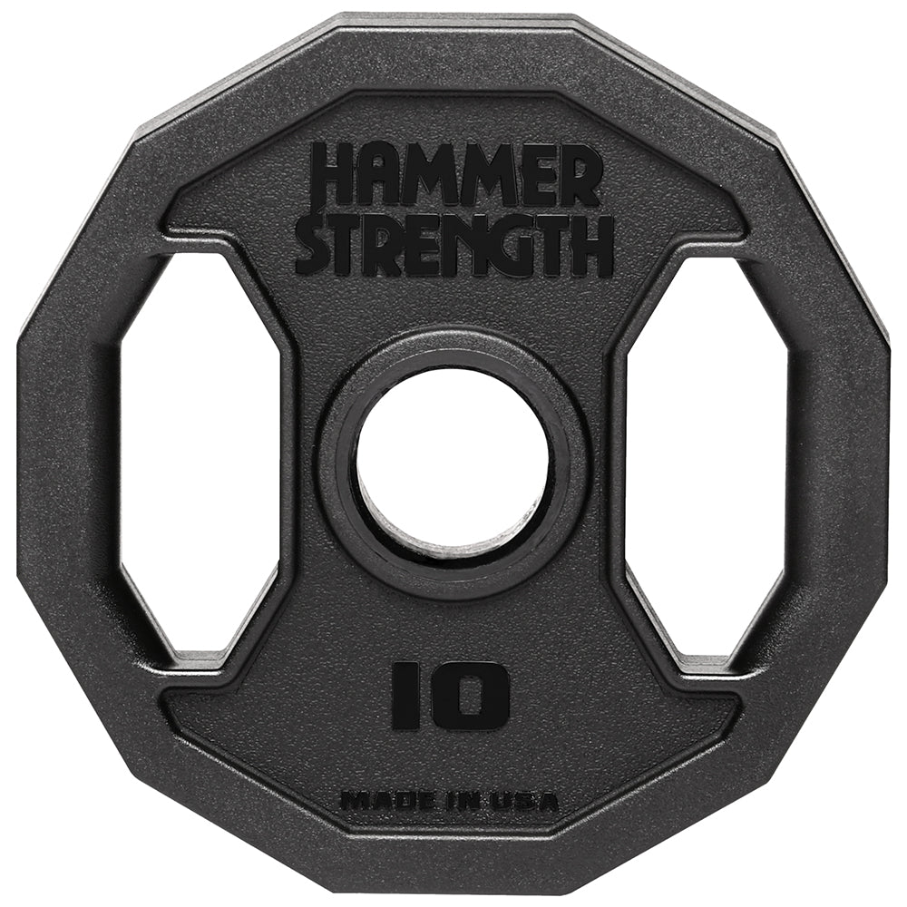 Hammer Strength Urethane 12-Sided Olympic Plates- 10 lbs