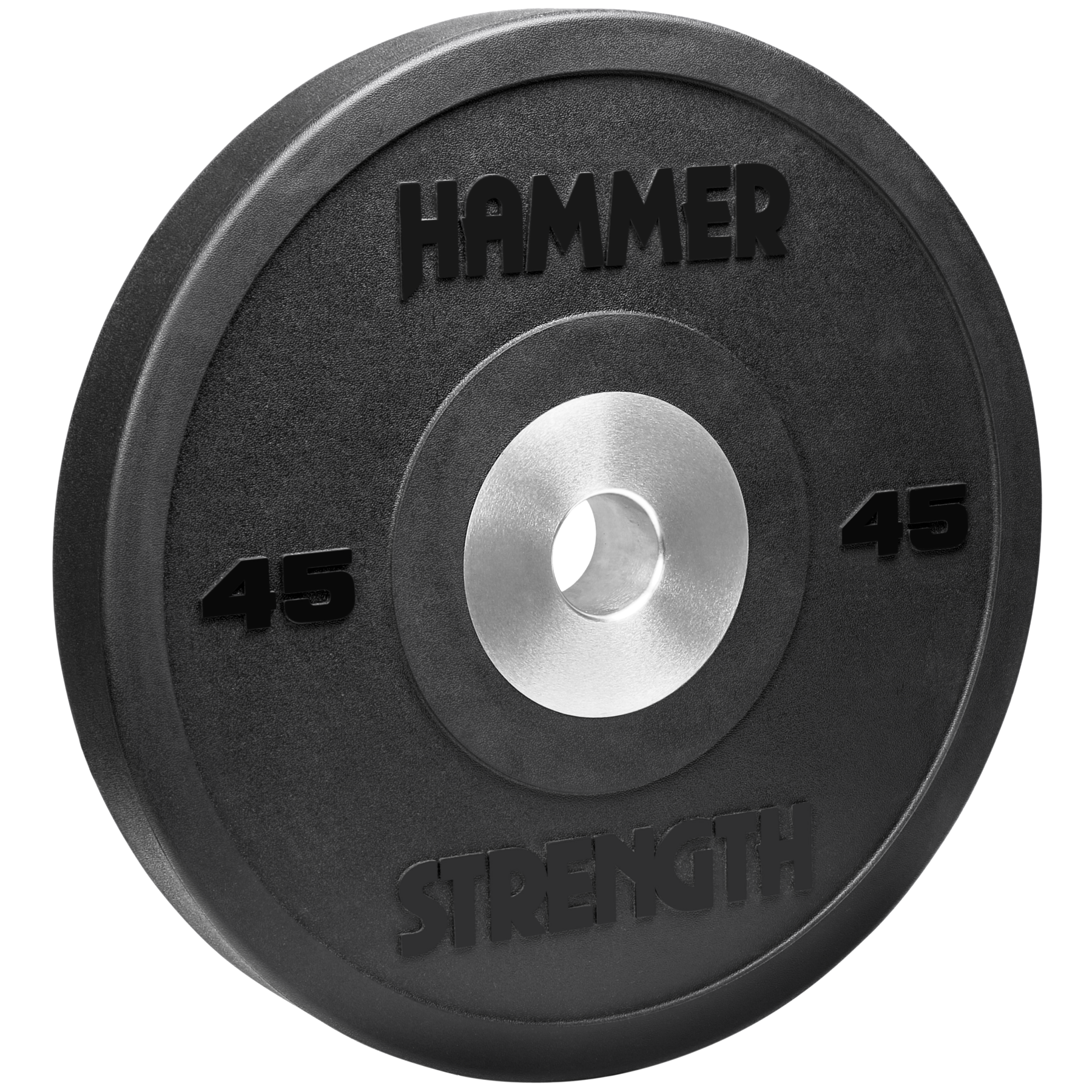 Hammer Strength Premium Rubber Black Bumper - 45 lbs
