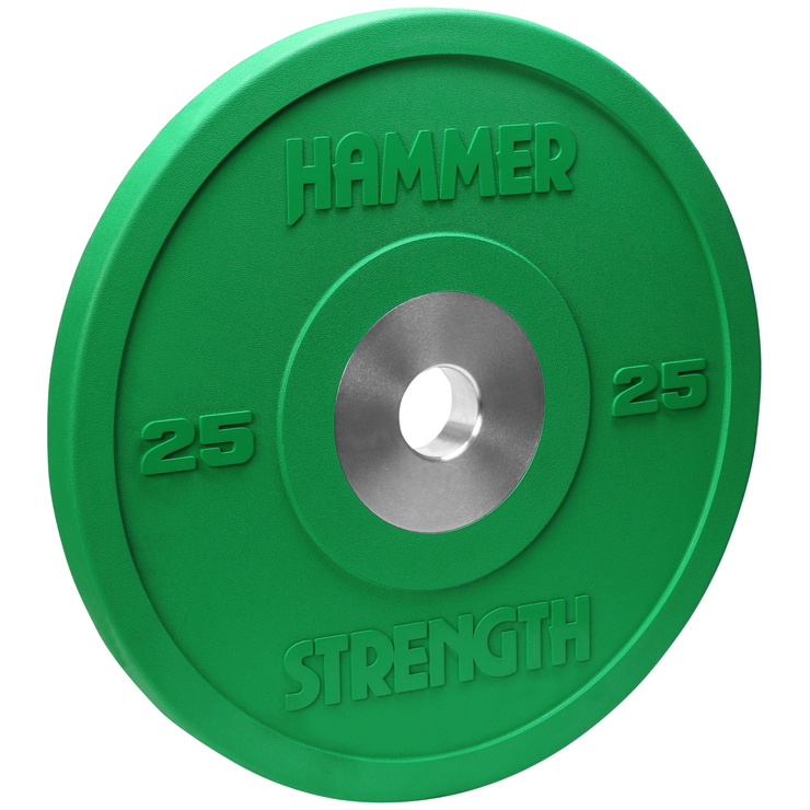 Hammer Strength Premium Rubber Color Bumper - 25 lbs. green