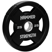 Hammer Strength Urethane Round Olympic Plates - 25 lbs.