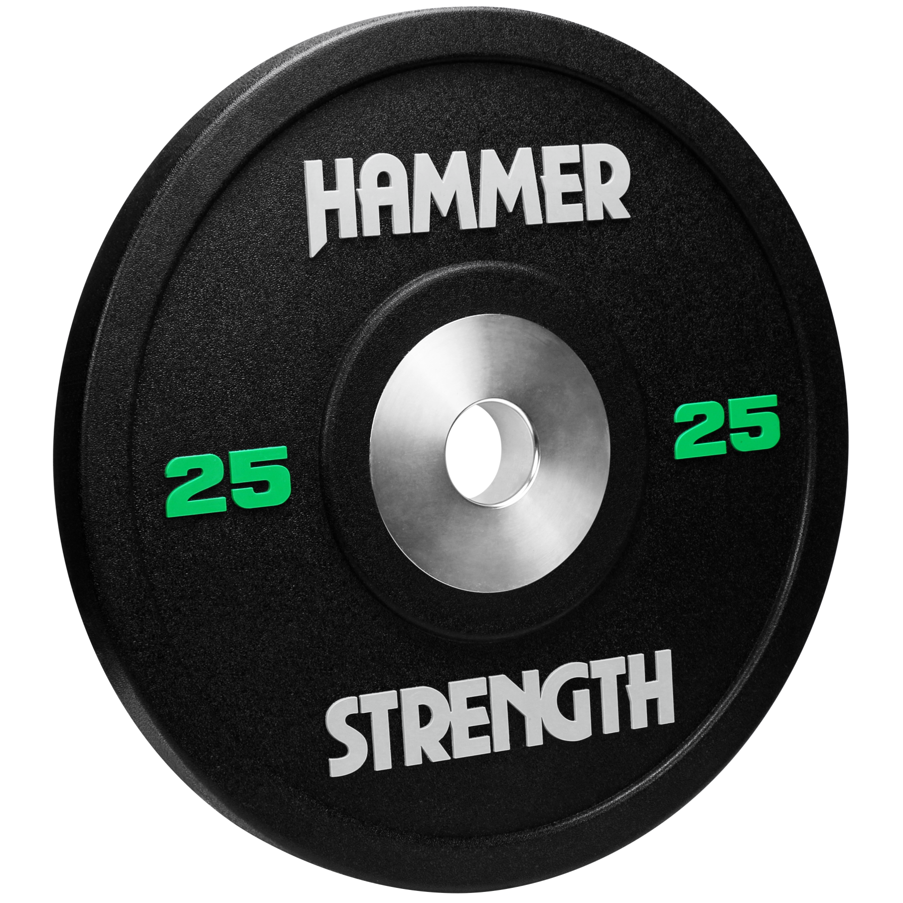 Hammer Strength Urethane Black Bumpers - 25 lbs.