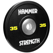 Hammer Strength Urethane Black Bumpers - 35 lbs.
