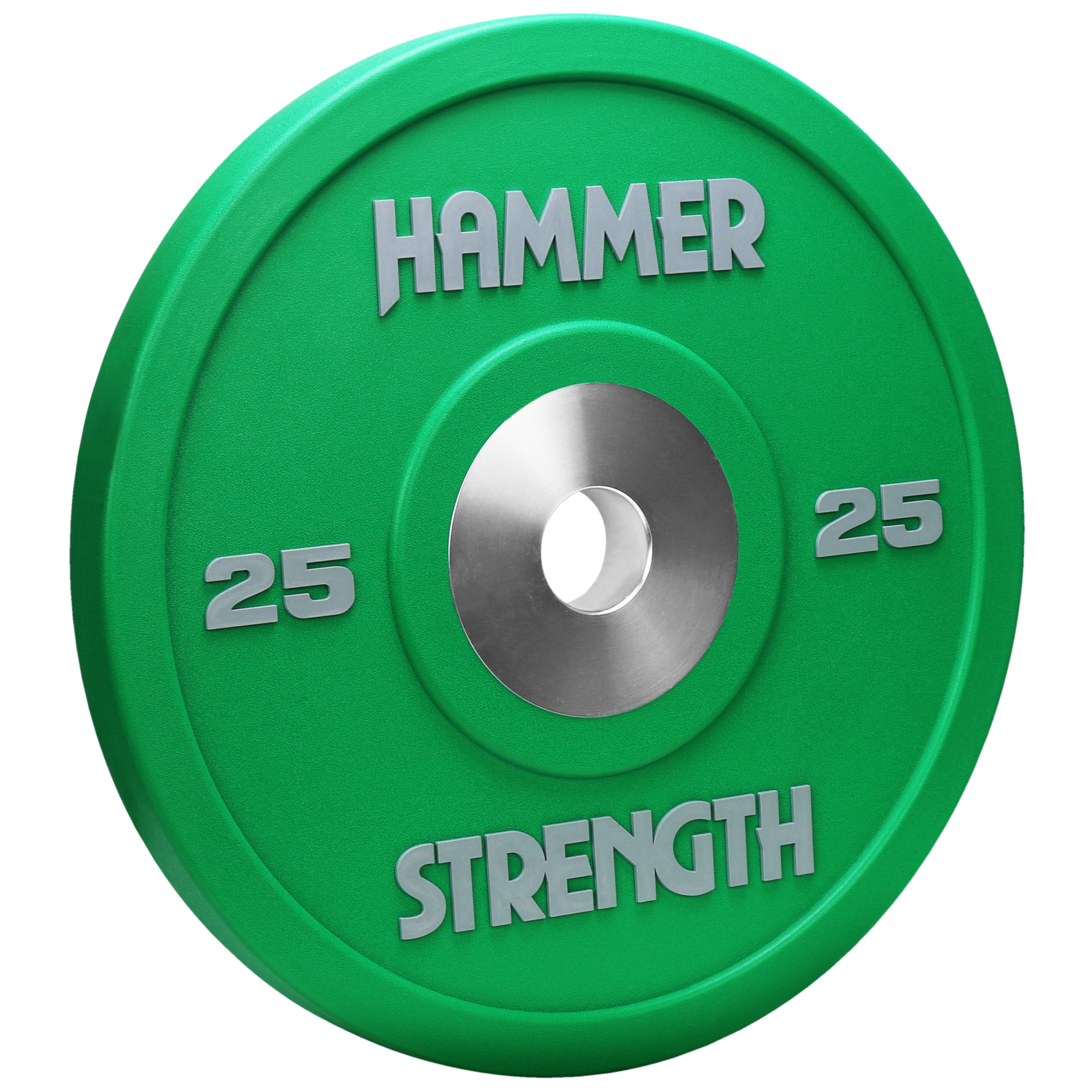 Hammer Strength Urethane Color Bumpers - 25 lbs, green