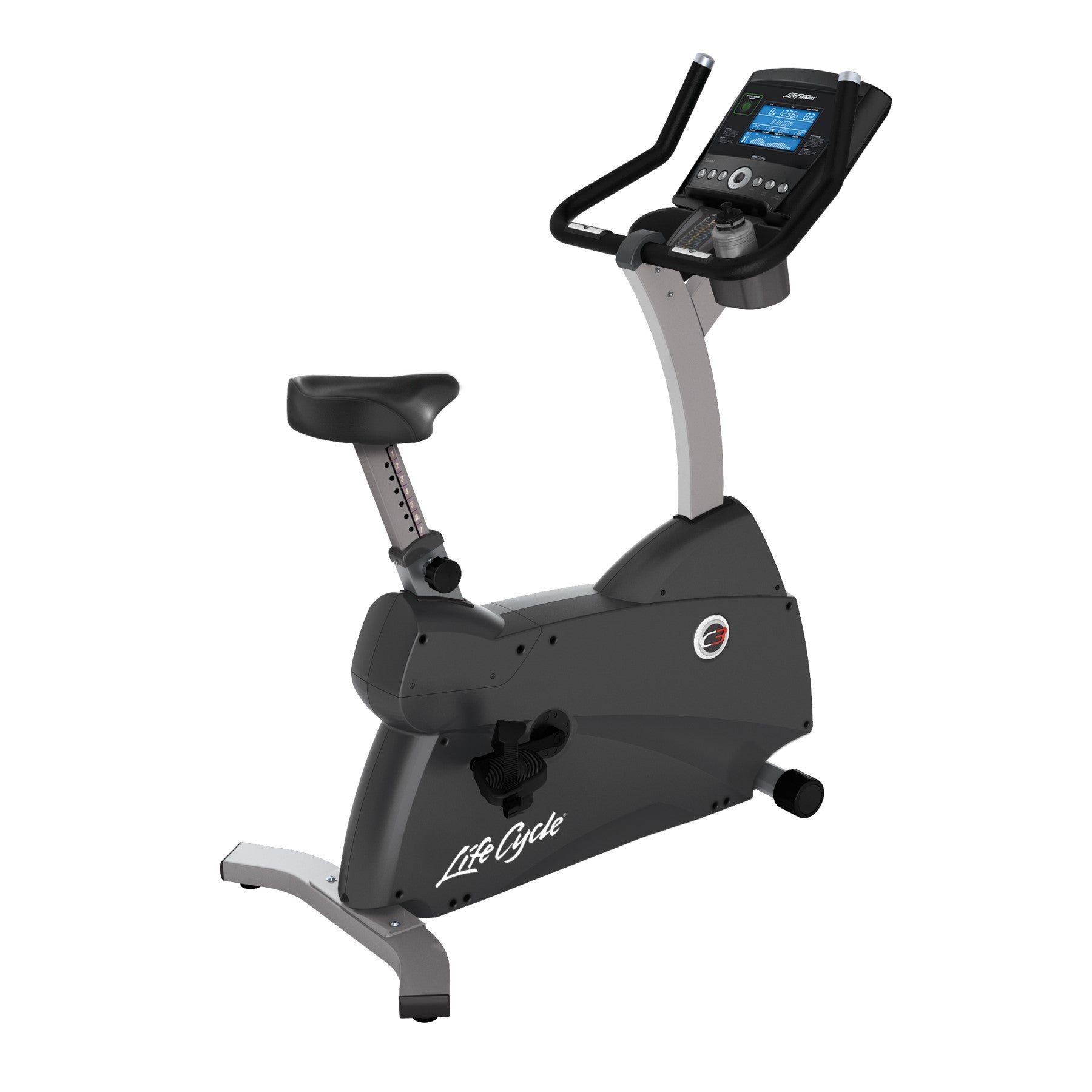 Stationary bike cheap with workout programs