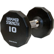 Hammer Strength 12-Sided Urethane Dumbbells - 10lbs