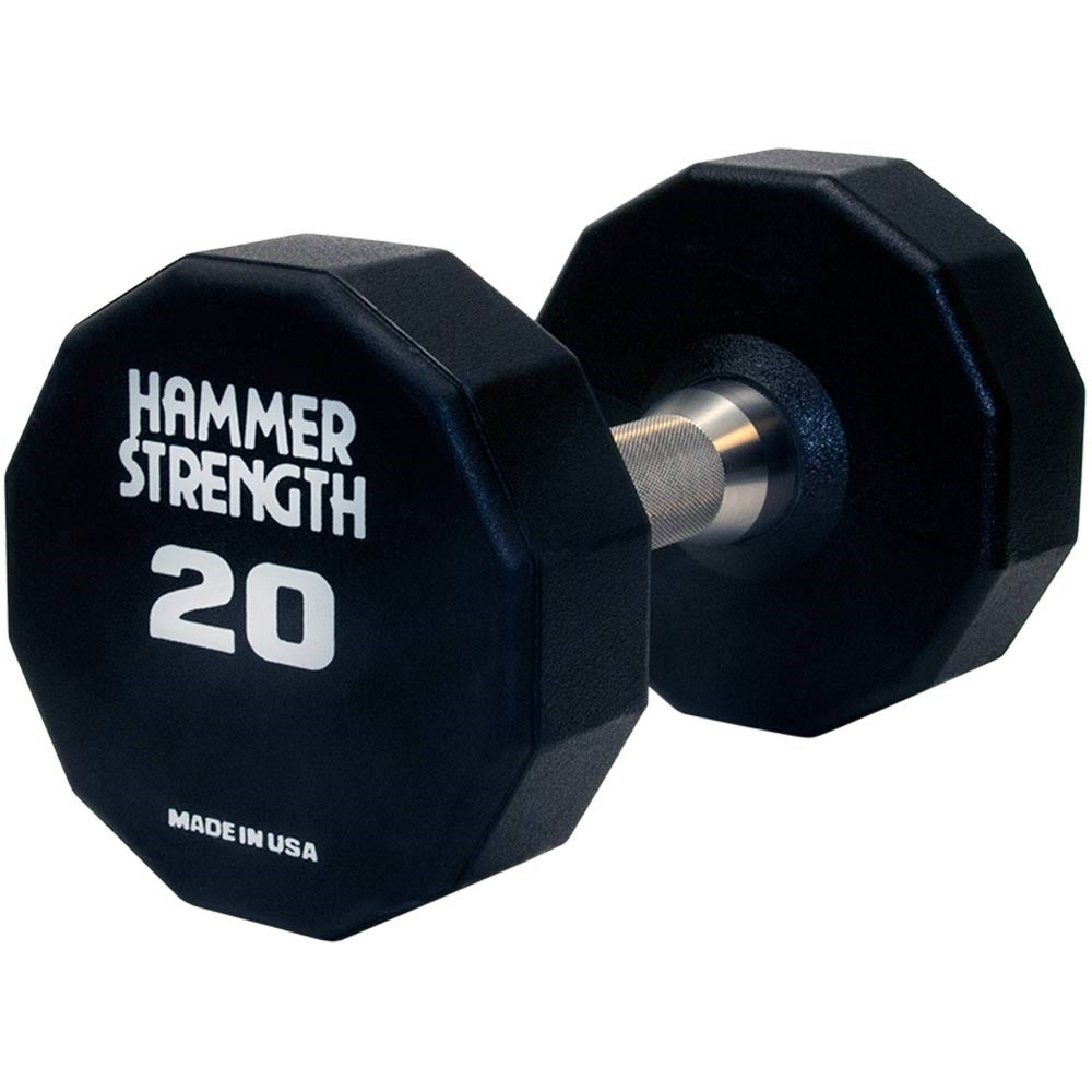 12 Sided Urethane Dumbbells Hammer Strength