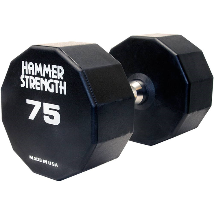 Hammer Strength 12-Sided Urethane Dumbbells