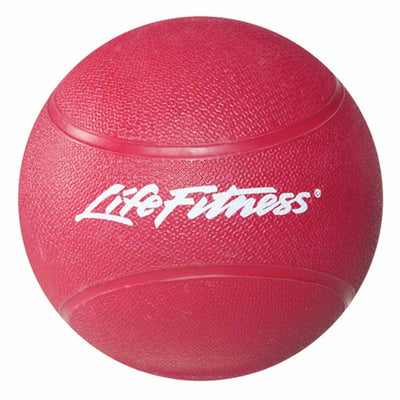 Life Fitness Medicine Ball - 4 lb, red