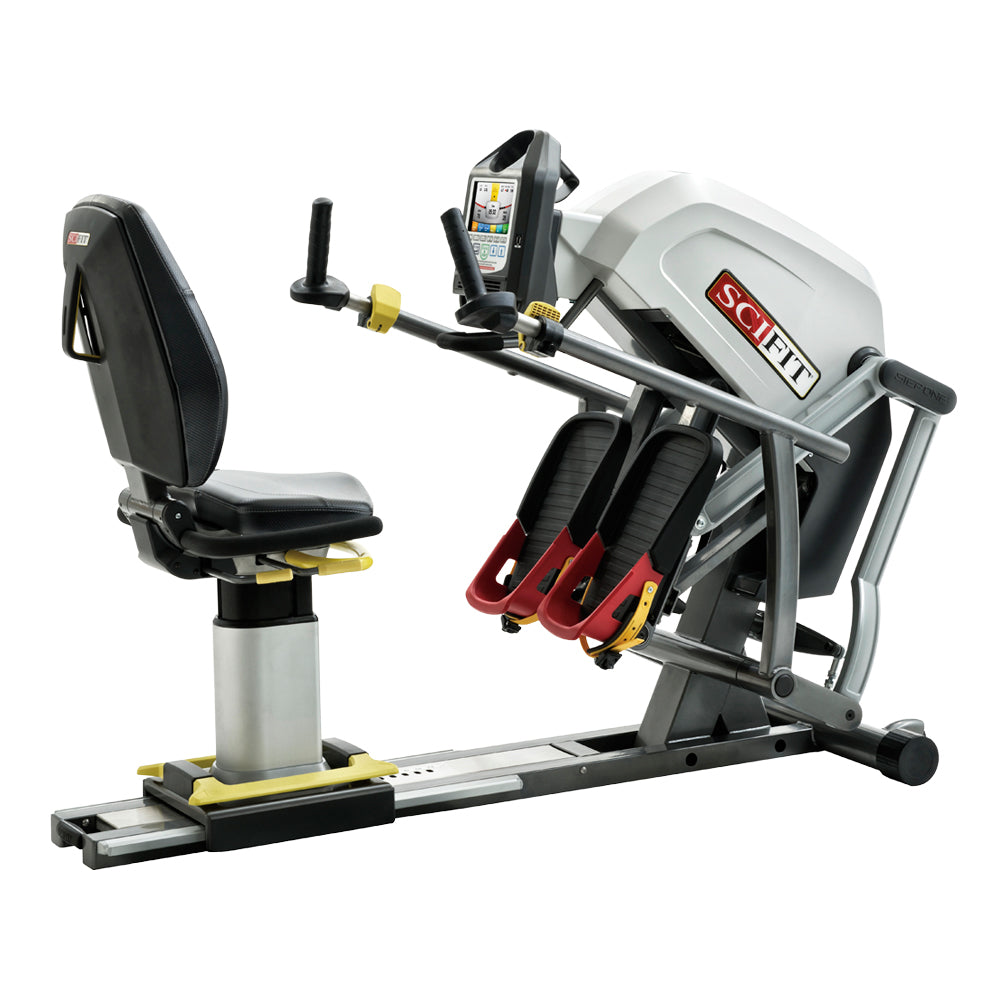 SciFit StepOne Recumbent Stepper exercise machine, angled